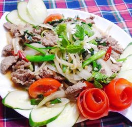 BÒ XÀO HÀNH CẦN